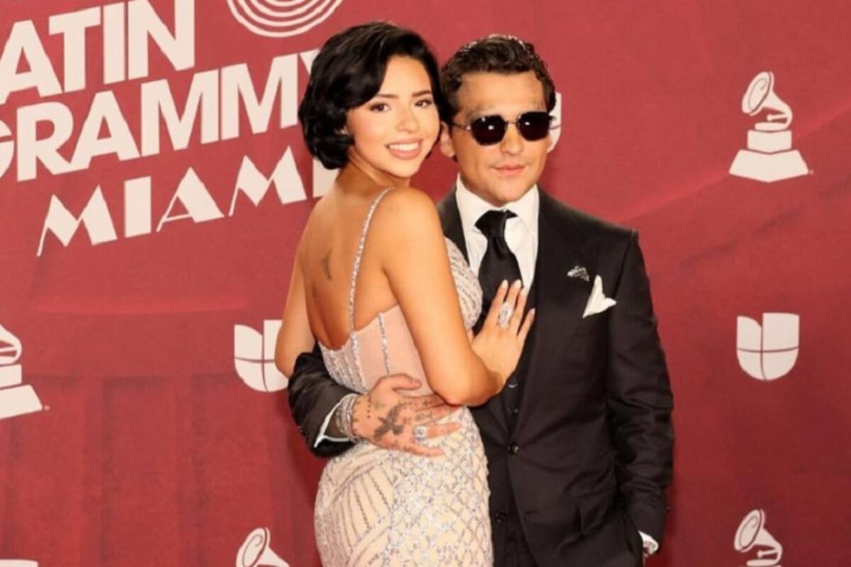 Christian Nodal asegura que una extorsión lo obligó a revelar su romance con Ángela Aguilar