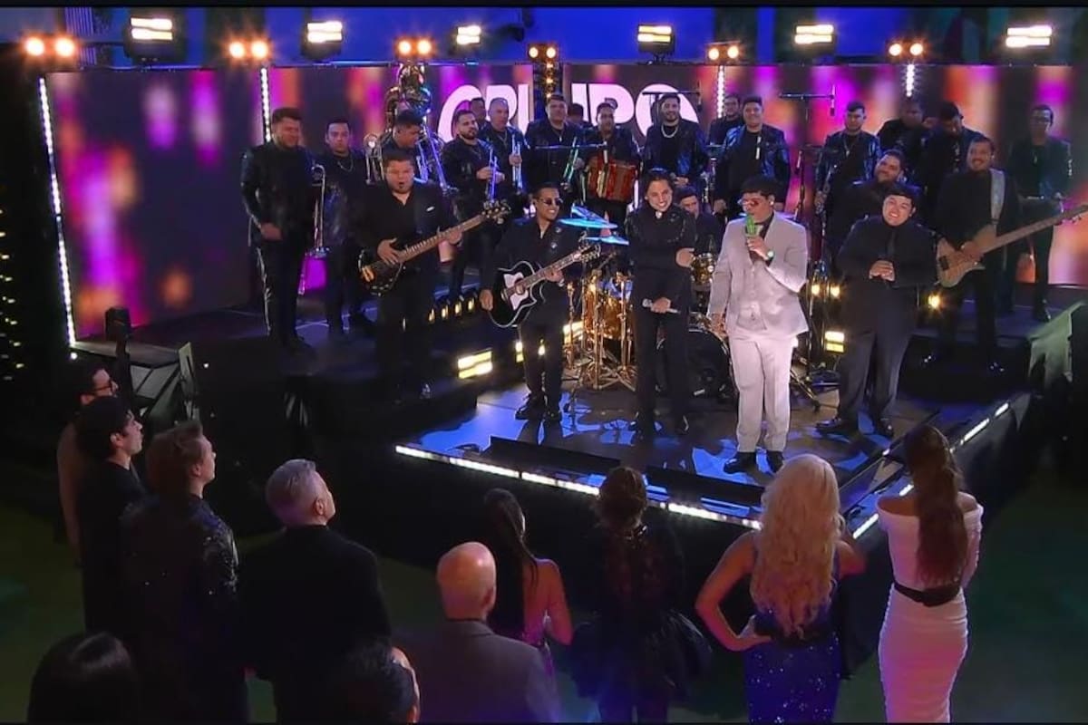 Así fue la presentación de Grupo Firme en La Casa de los Famosos