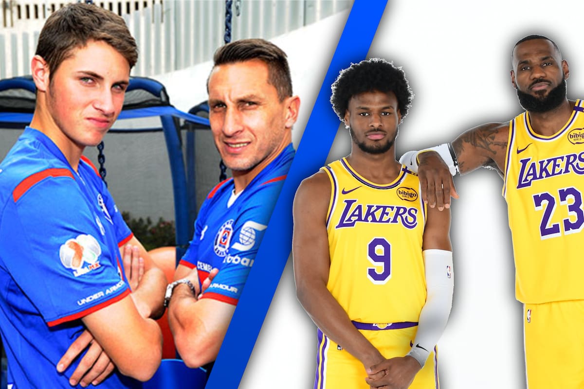 ¿Qué padres e hijos han jugado juntos en en un mismo equipo?