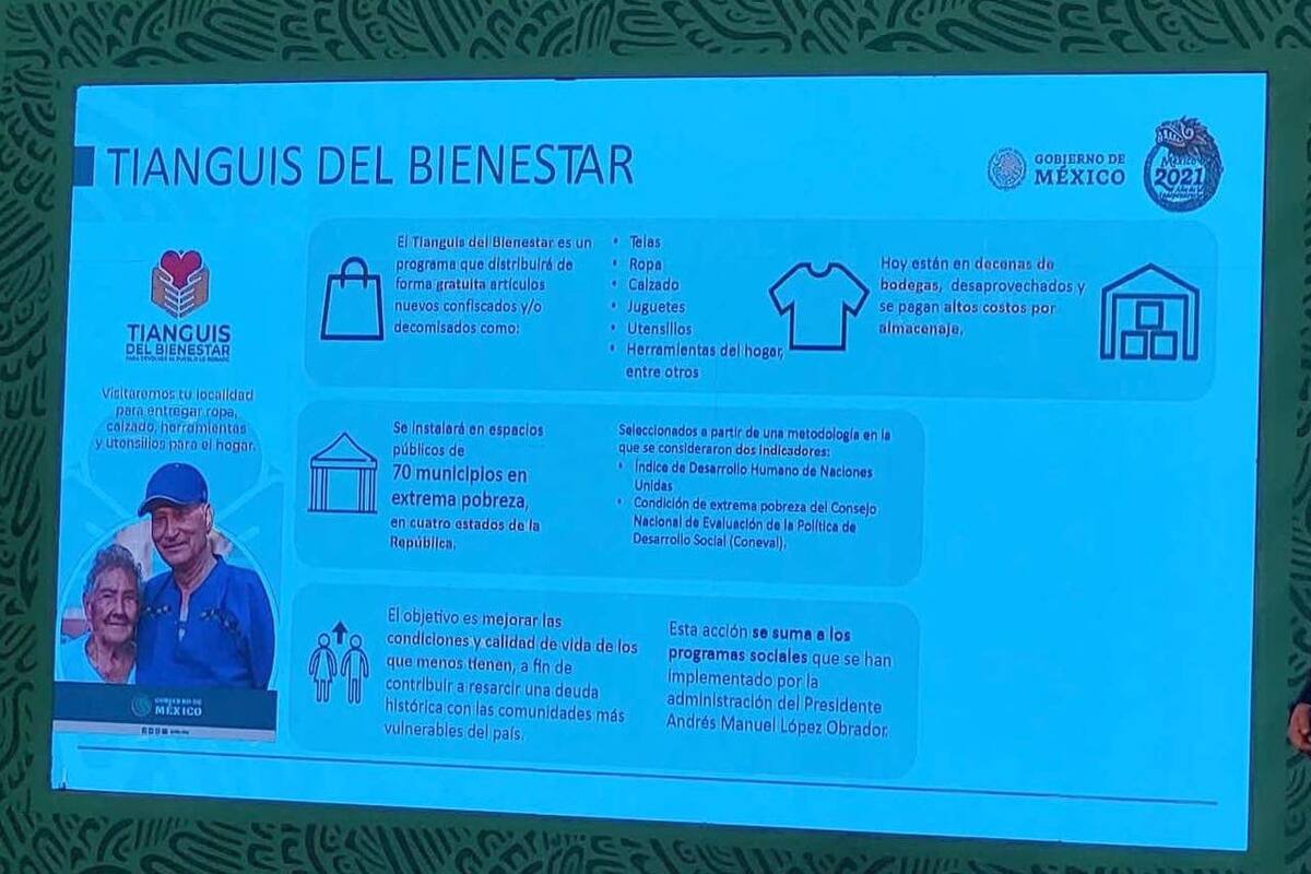 Mañanera de AMLO: López Obrador anuncia Tianguis del Bienestar para donar bienes decomisados a familias pobres