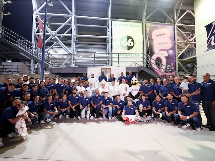 Celebra Águilas de Mexicali tradicional misa de bendición por inicio de temporada