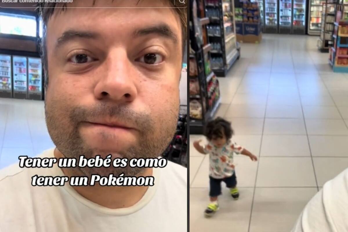 “Te sigue a todos lados”:Tiktoker asegura que tener un bebé es como tener un pokémon