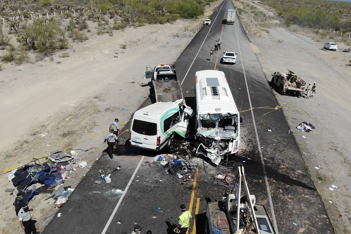Deja choque en Caborca, 16 muertos