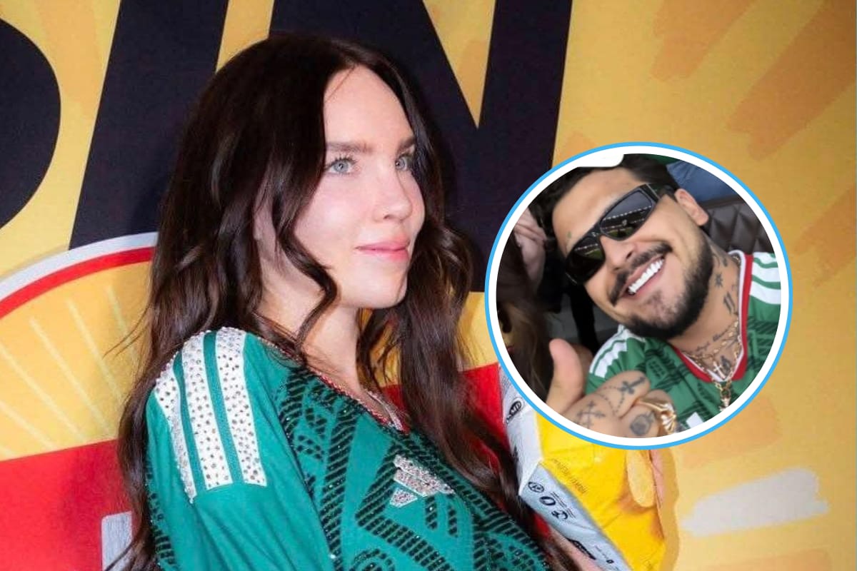 Belinda y Nodal en el México vs Ecuador: Los cantantes son captados en el Estadio Ciudad de México