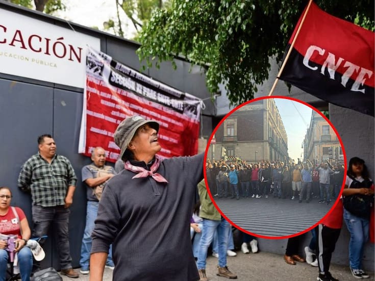 CNTE amenaza con paro indefinido de no ser atendidas sus demandas del 18 al 20 de marzo en el Zócalo de CDMX