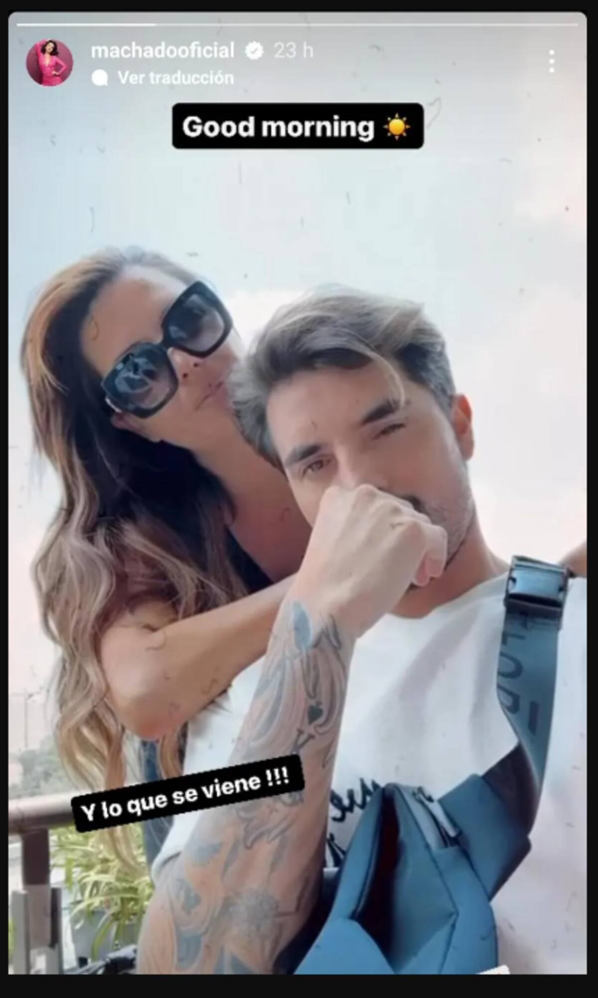 Alicia Machado y Christian Estrada.