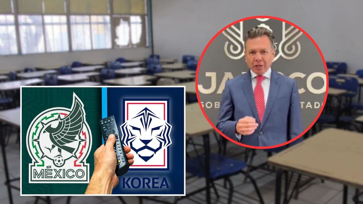 El gobernador de Jalisco declara asueto escolar por el partido de México contra Corea del Sur el próximo jueves 18 de junio, suspendiendo las clases en todos los planteles del estado previo al cierre del ciclo