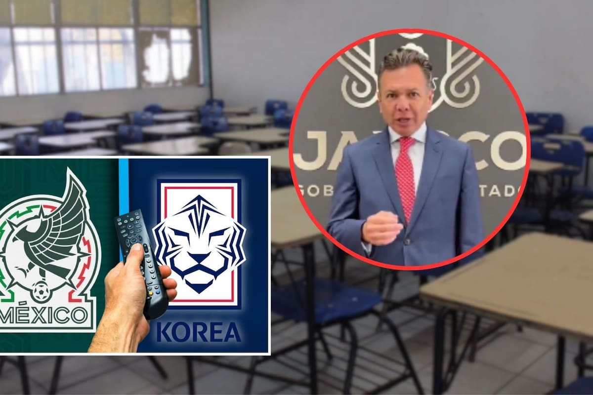 El gobernador de Jalisco declara asueto escolar por el partido de México contra Corea del Sur el próximo jueves 18 de junio, suspendiendo las clases en todos los planteles del estado previo al cierre del ciclo