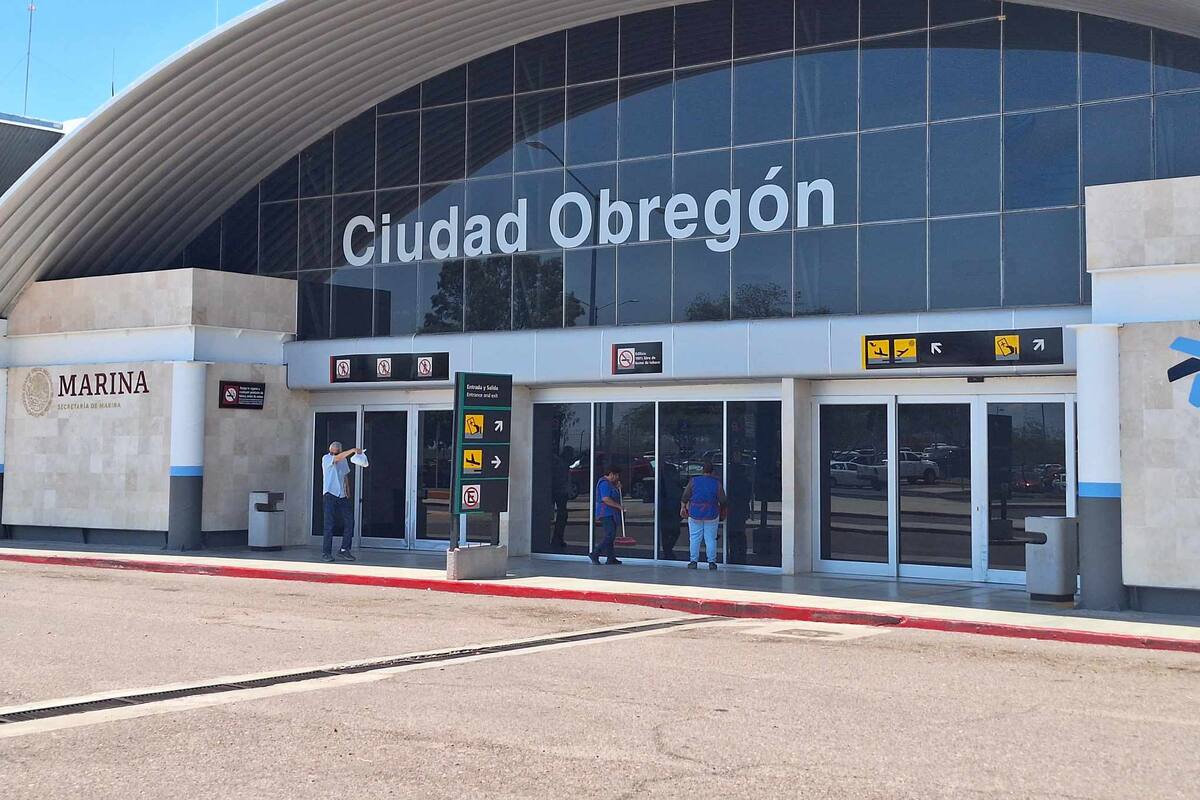 Aeropuerto Internacional de Ciudad Obregón opera con normalidad tras caída global de Microsoft