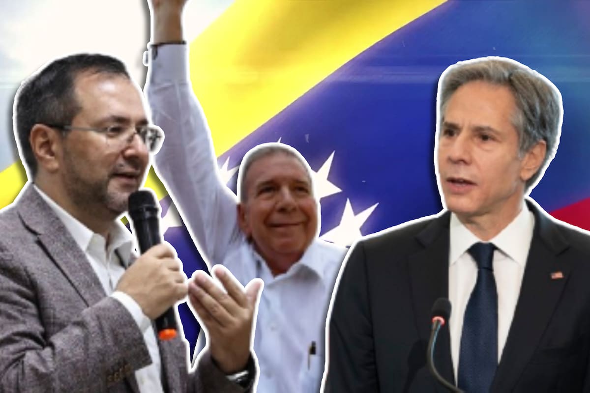 Gobierno de Venezuela responde negativamente al apoyo de EU a los líderes opositores González Urrutia y Machado