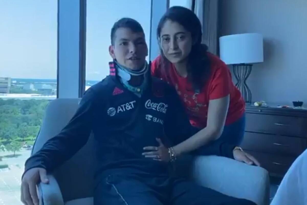 'Chucky' Lozano sube video a redes sociales tras el golpe que sufrió en Copa Oro