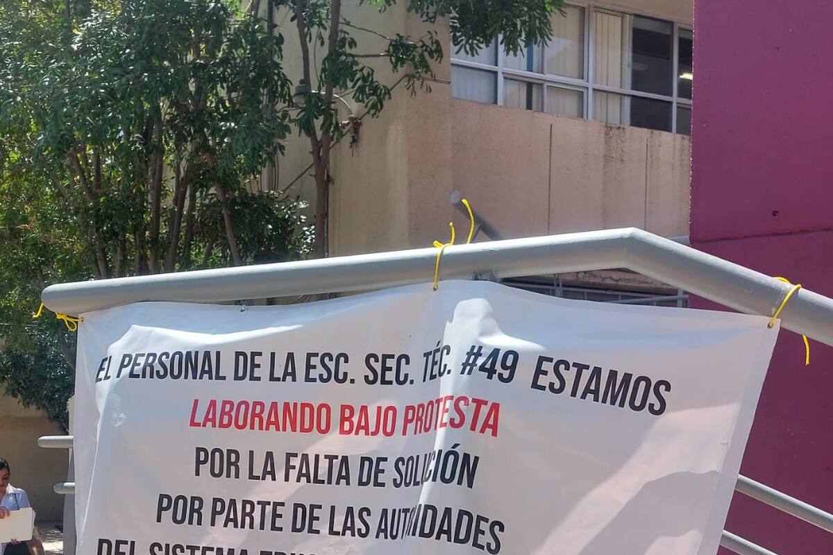Solicitan arreglar barda en secundaria número 49