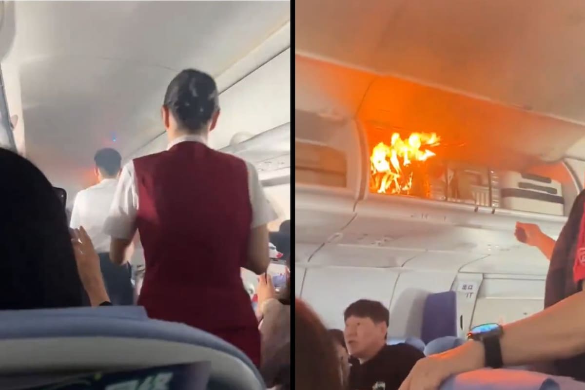 Batería de litio se incendia a bordo de vuelo de Air China rumbo a Corea del Sur