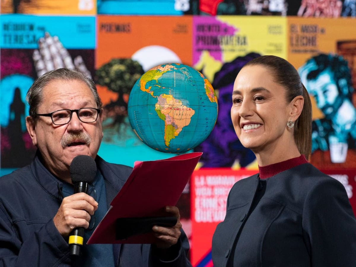 México regalará 2.5 millones de libros a jóvenes en América Latina. | Crédito: Presidencia/Canva