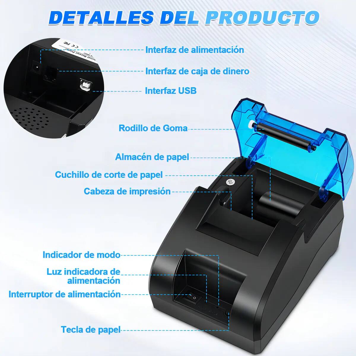 Impresora térmica de tickets y recibos | Mercado Libre