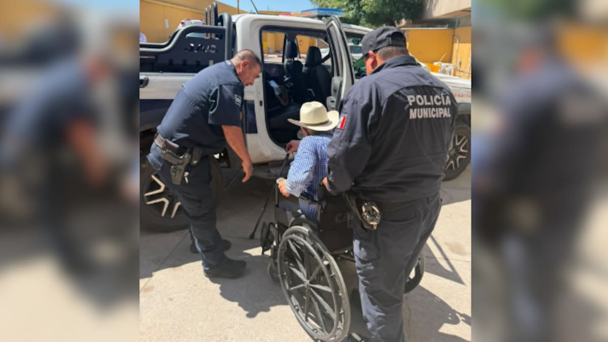 Policías de Hermosillo auxilian a persona con síntomas de infarto