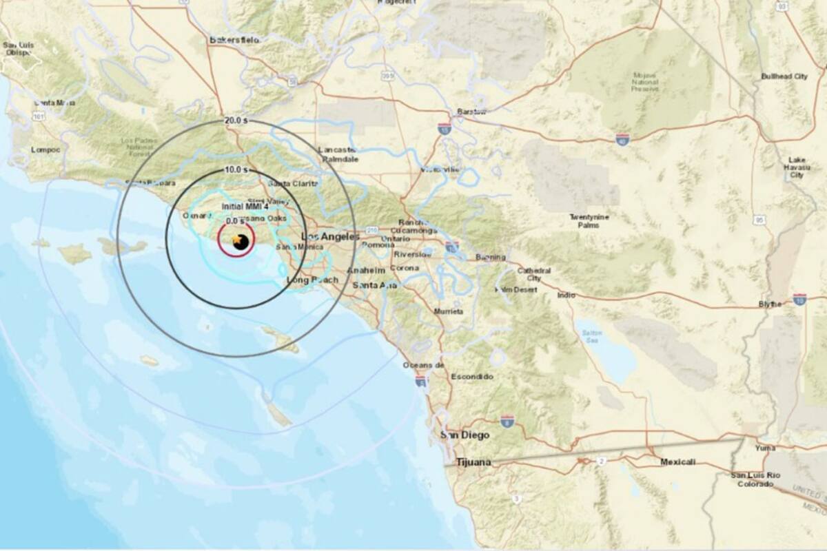 Sismo en Malibú, California no afecta Tijuana: Protección Civil