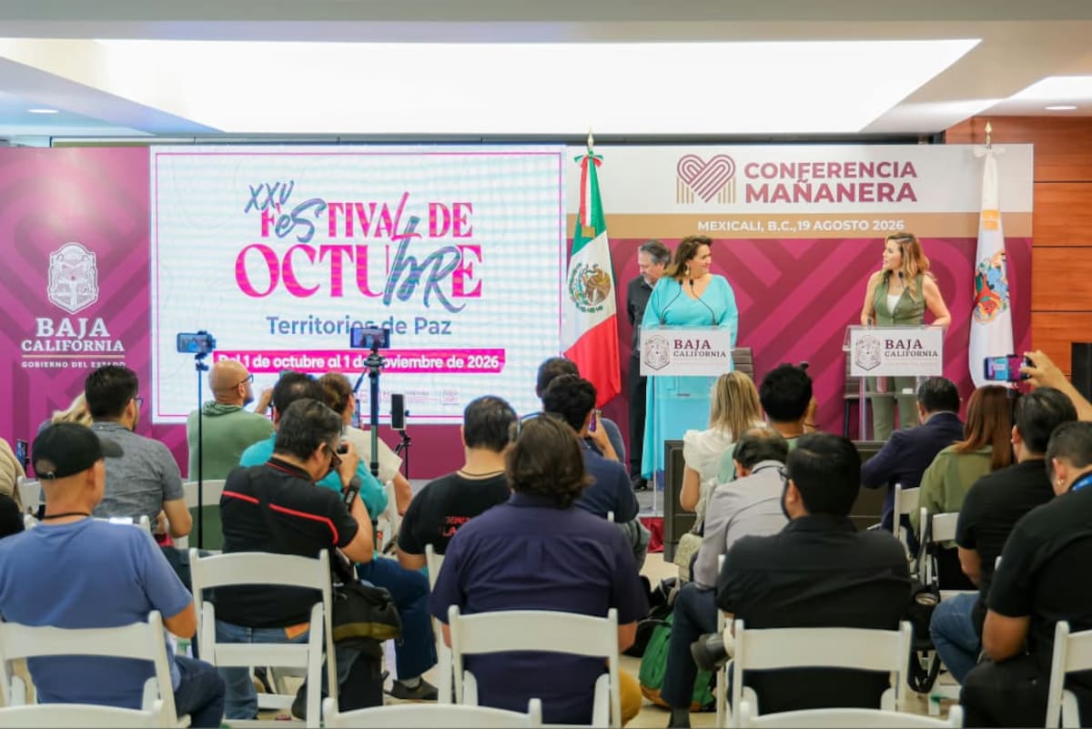 El Festival de Octubre celebrará 25 años con más de 100 actividades gratuitas en Baja California, incluidas exposiciones inmersivas de Salvador Dalí y Frida Kahlo. Foto: Cortesía.