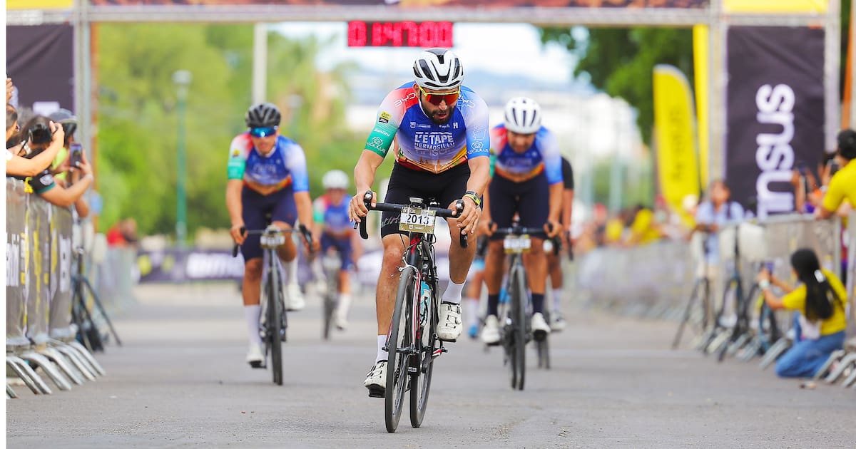 Desde la CDMX, Israel González conquista los 67 kilómetros de L'Étape Hermosillo Tour de France