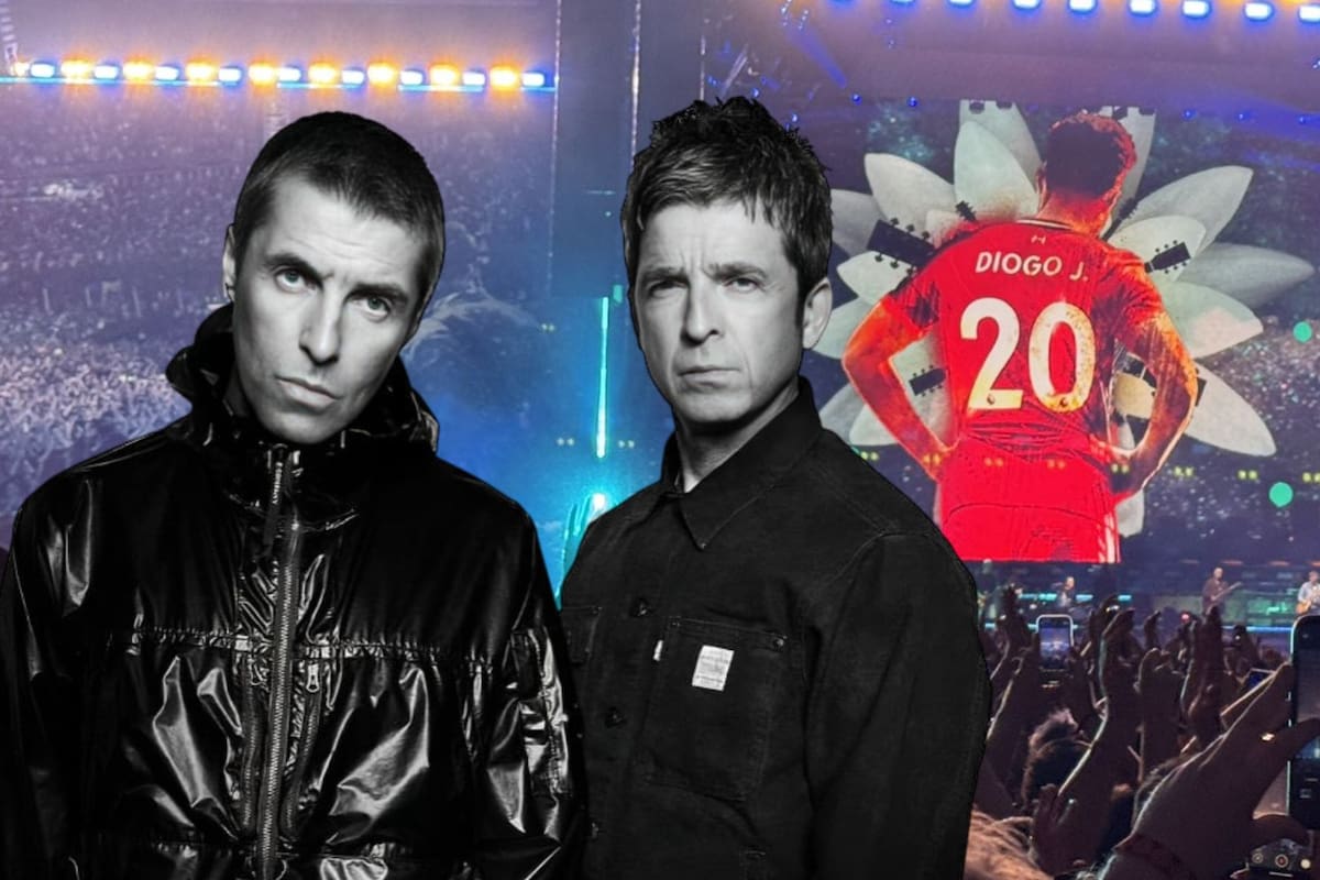 Oasis rinde homenaje al futbolista Diogo Jota durante concierto tras su trágica muerte