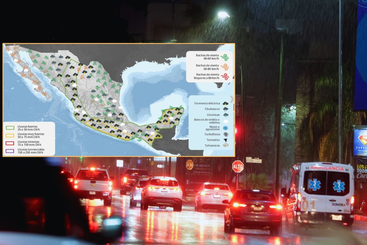 ¿Lloverá hoy en tu ciudad? SMN alerta por fuertes lluvias y vientos de 70 km/h para este viernes