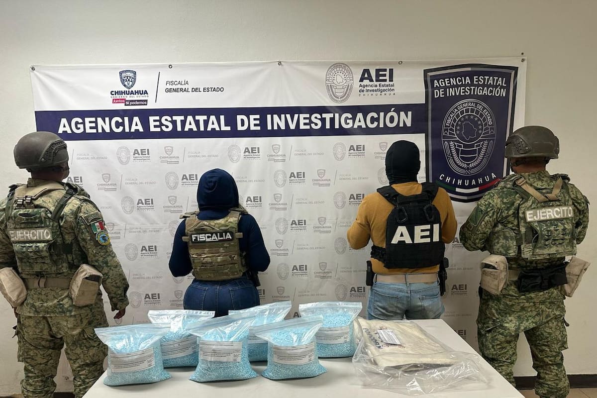 Aseguran cargamento de 16 kilos de fentanilo en Ciudad Juárez
