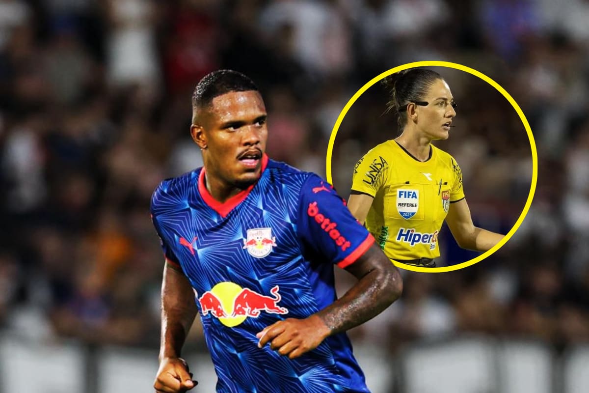 Jugador de Red Bull Bragantino recibe 12 partidos de suspensión y multa de 5,700 dólares por comentarios sexistas contra árbitra en Brasil