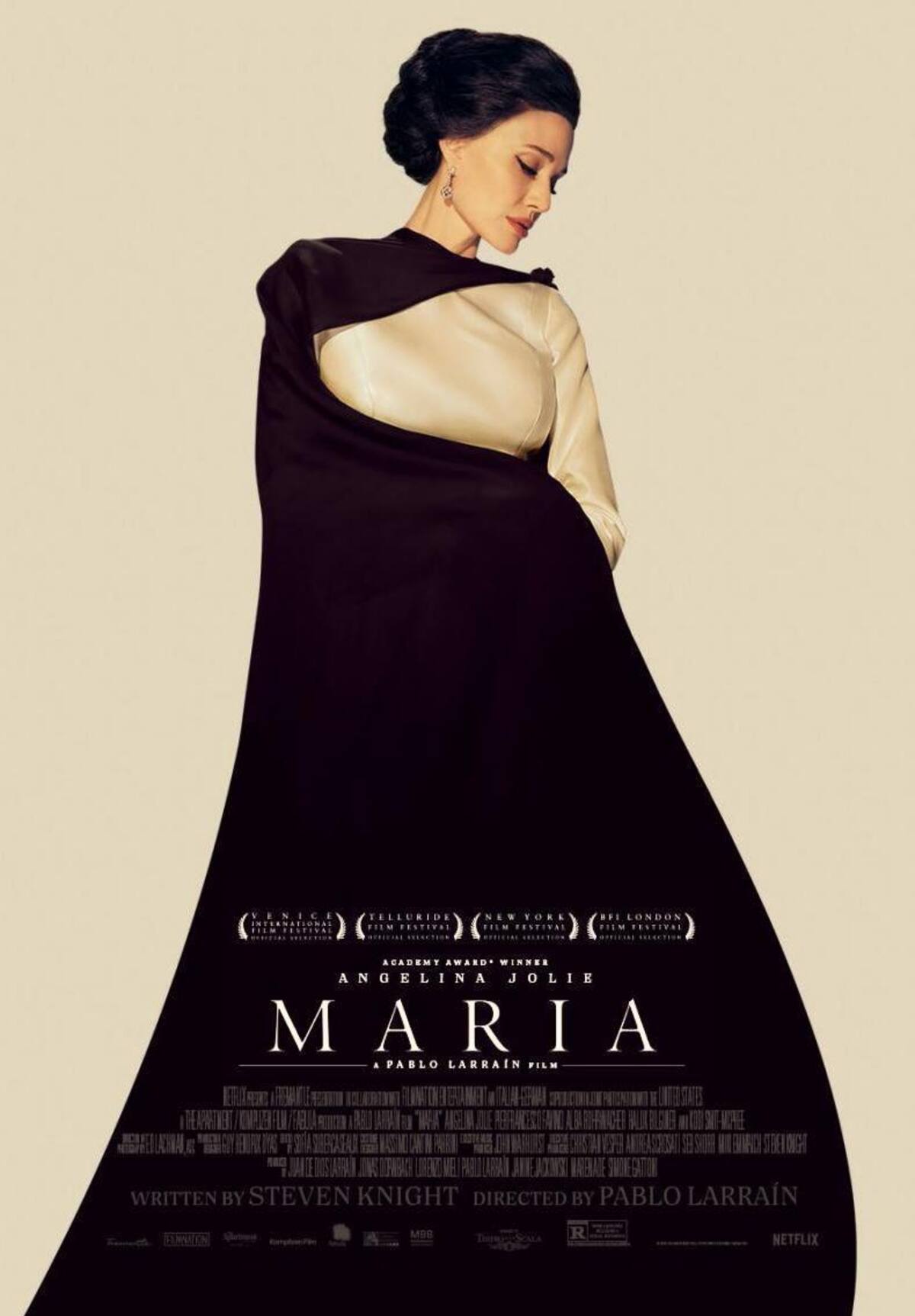 Con una nominación a Mejor Fotografía, "María" retrata los últimos días de la legendaria soprano Maria Callas en París.