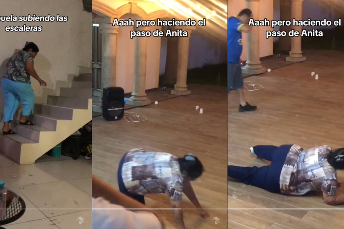 VIRAL | A esta abuelita se le dificulta subir las escaleras pero no el hacer el “paso de Anitta”