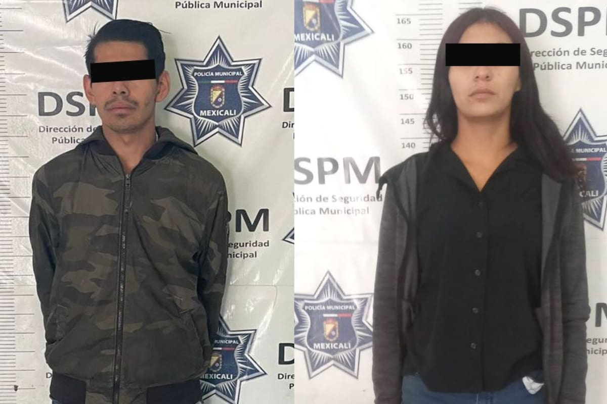 Pareja es detenida con armas blancas en El Cóndor