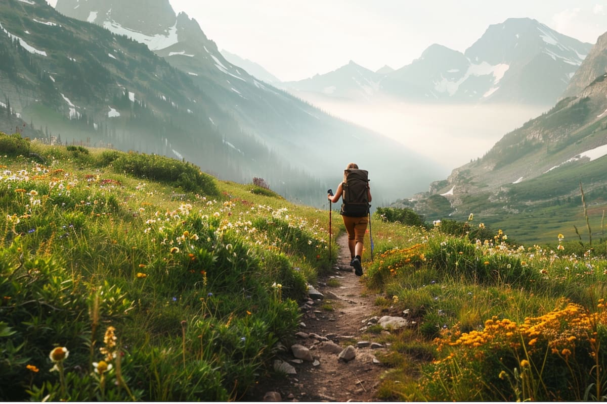 Dejó su trabajo corporativo, caminó casi 5,700 kilómetros en solitario y cruzó un país entero: la historia real de una mujer que cambió su vida al abandonar la oficina