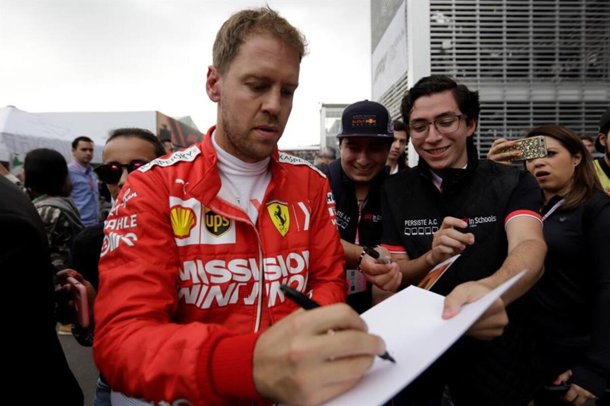 Vettel hace la vuelta más veloz en segunda práctica libre del Gran Premio de México