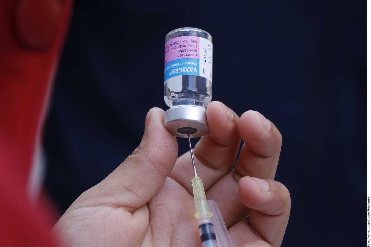 Campaña de vacunación contra influenza estacional a 65% en Sonora