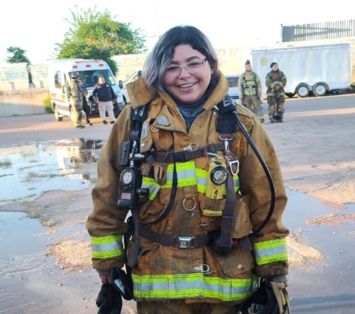 Aimée Carmona Duarte disfruta de ayudar a los demás. FOTO: MANUEL JIMÉNEZ