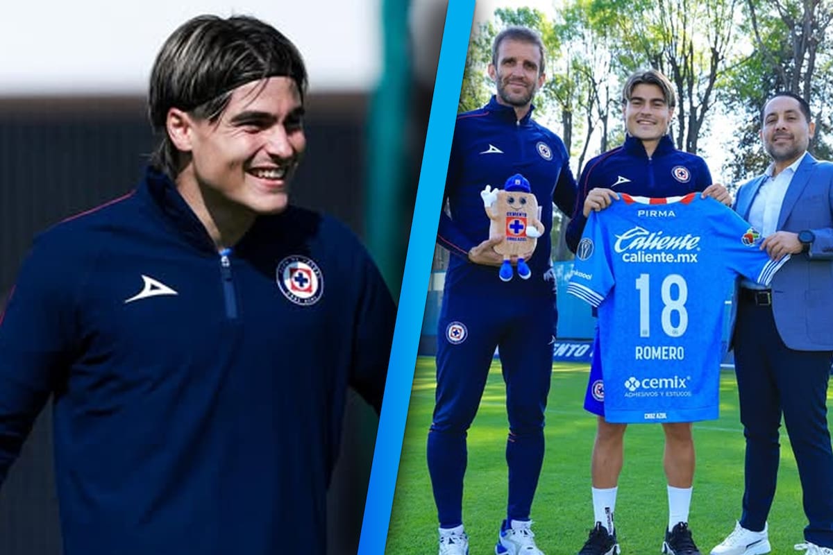 Luka Romero, “el Messi mexicano”, sonríe en su presentación con Cruz Azul