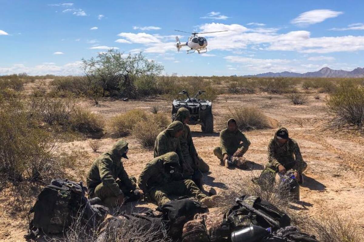 Interceptan a grupo de traficantes en desierto de Yuma