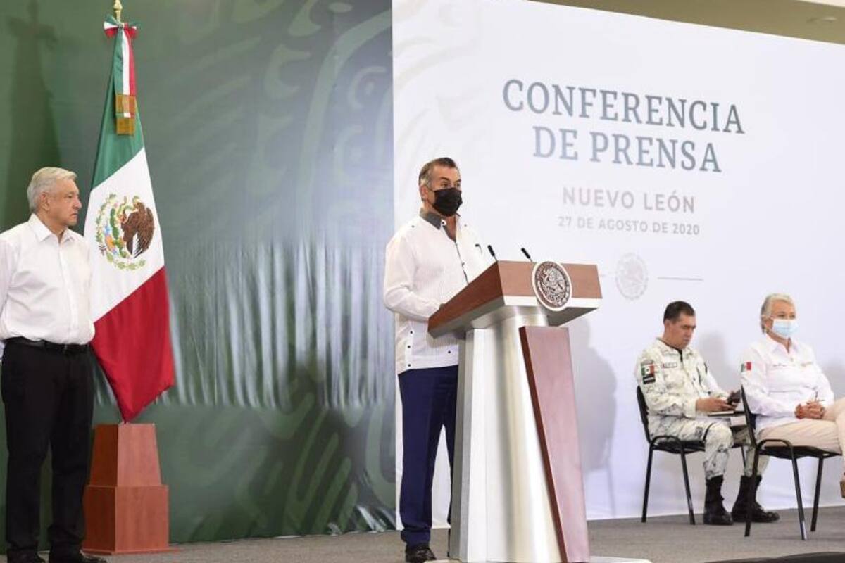 AMLO va a Monterrey y ofrece mañanera sin cubrebocas pese a advertencias de Salud NL