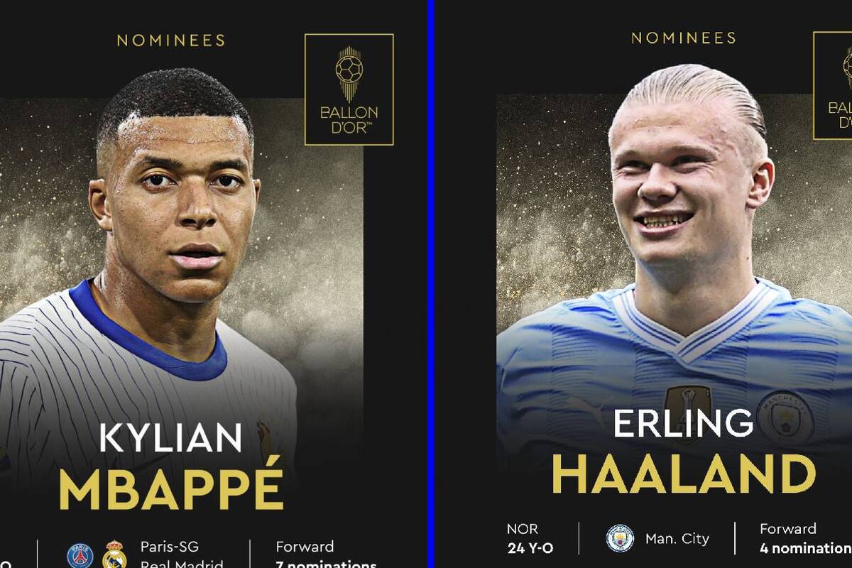 Balón de Oro 2024 revela finalistas sin Messi ni Cristiano