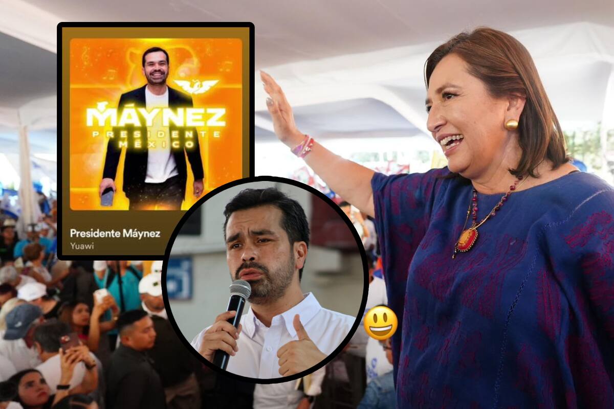 Gálvez lanza indirecta a Máynez: Pide a jóvenes que “no se vayan con la finta de la canción”