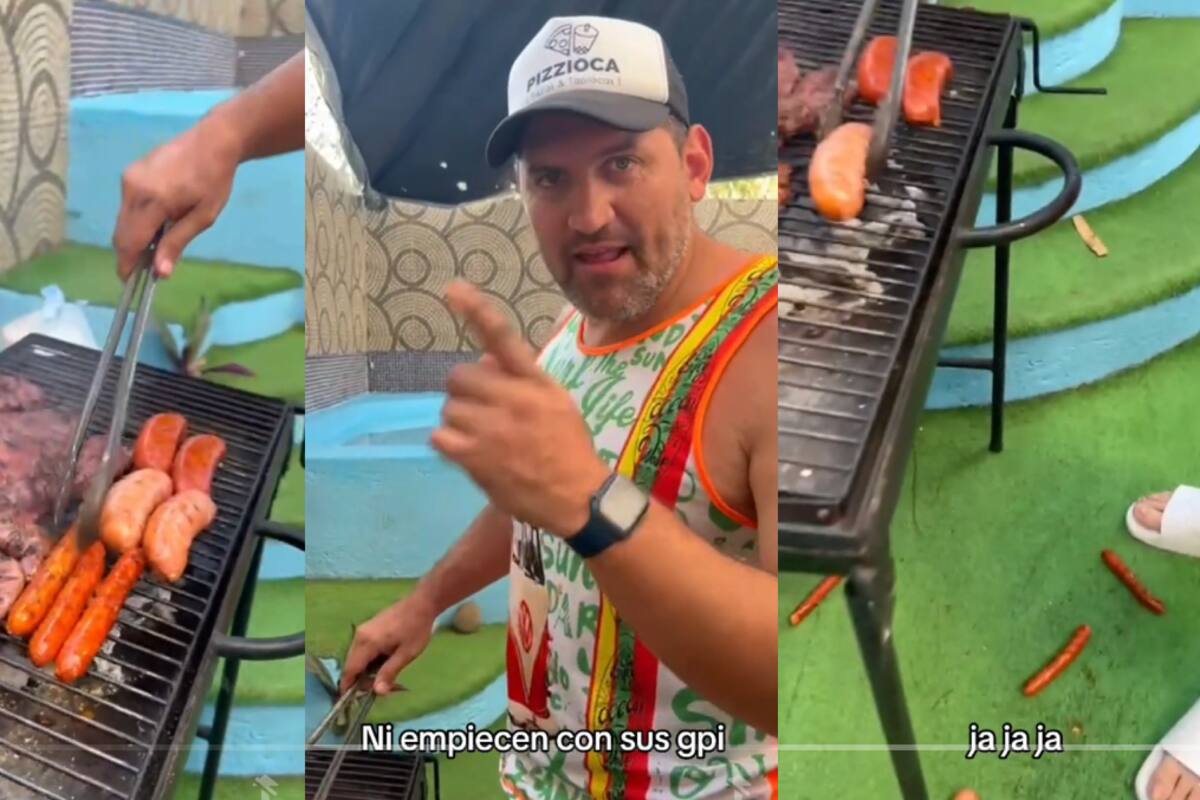 VIRAL: hombre intenta ser la envidia de sus amigos con este vídeo cocinando, ¡pero termina MAL!