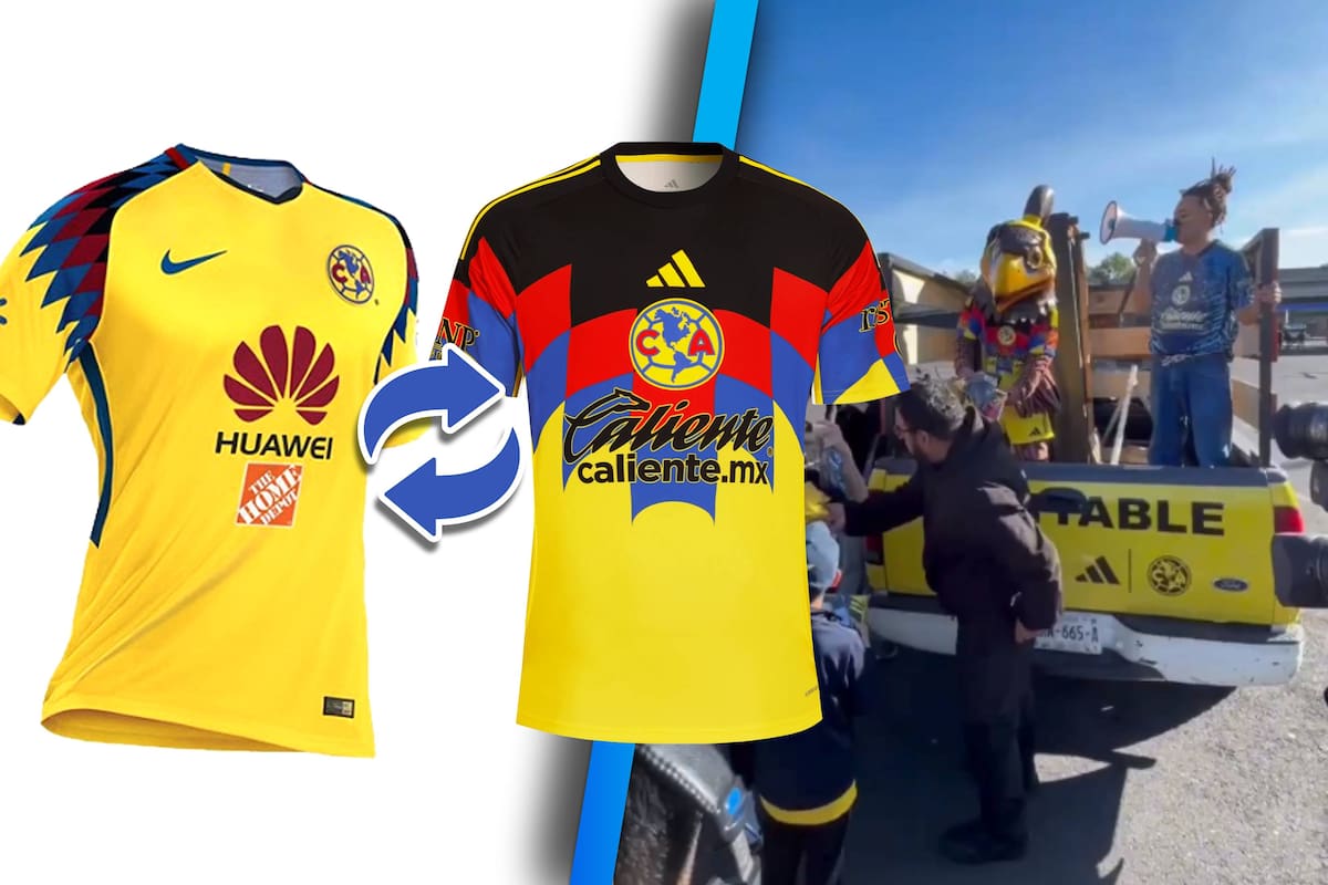 Adidas les cambia a los aficionados sus viejas playeras de Nike por el nuevo jersey del América 2025