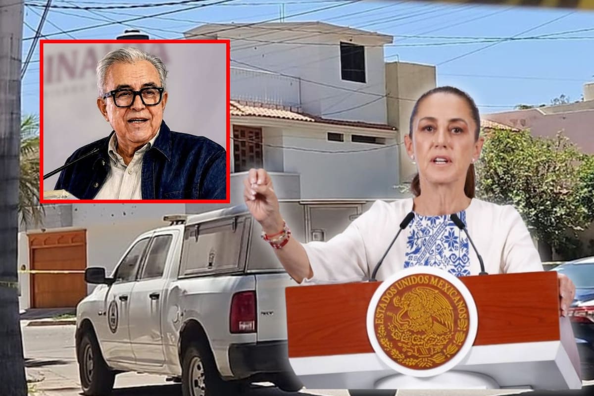 Tras versiones de una presunta fuga de Rubén Rocha Moya, Sheinbaum asegura que el gobernador con licencia sigue en Sinaloa pese al ataque armado contra una vivienda vinculada a él