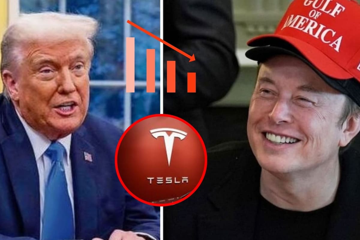 Acciones de Tesla se desploman tras disputa de Elon Musk con Donald Trump por proyecto de ley fiscal