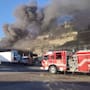 Incendio en Central de Abastos de Tijuana deja dos bodegas con daños totales