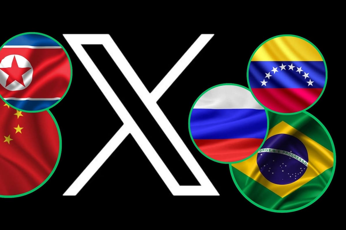 Estos son los países donde se ha prohibido X (Twitter)