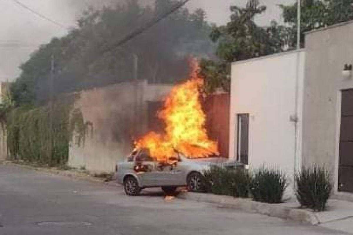 Morelos: Se encuentra vehiculo en llamas y con cuerpo dentro en Cuautla
