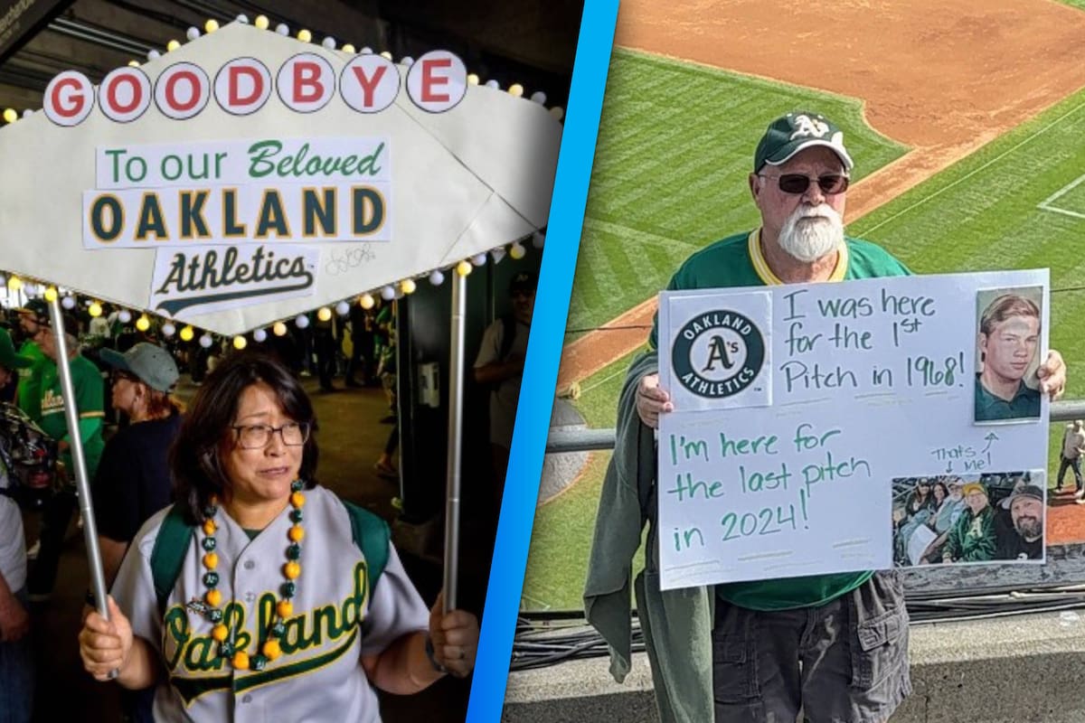 ¡Goodbye! Entre lágrimas, aficionados se despiden de los Atléticos