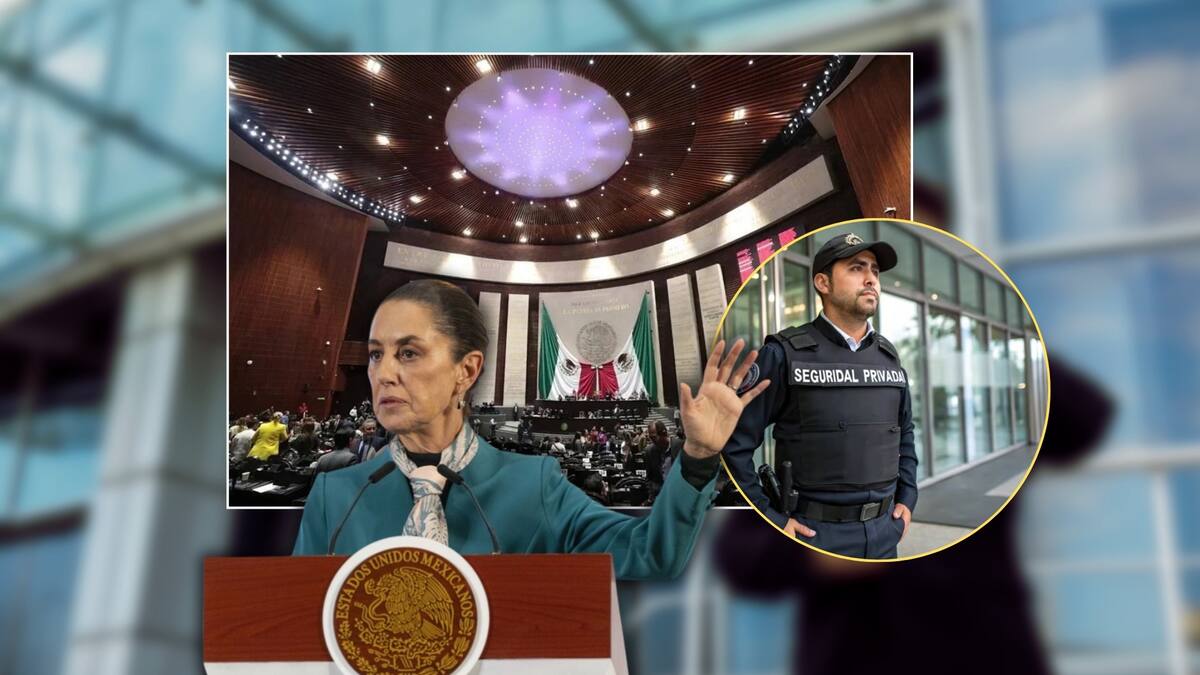 El sector de seguridad privada en México podría verse afectado si se hace este cambio en la Ley Federal del Trabajo. Foto: Especial (Editada en Canva)