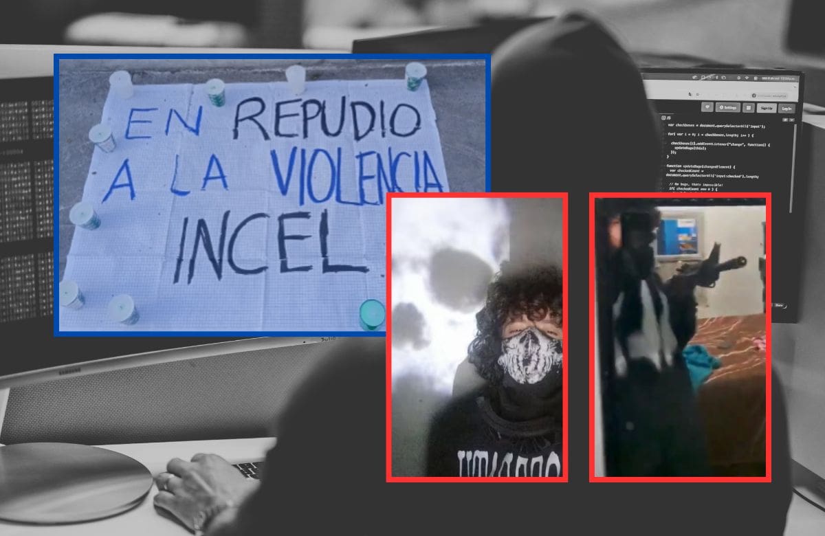 Colectivos de hombres realizaron una manifestación en el centro de la CDMX para condenar la violencia Incel. | Crédito: captura en redes sociales