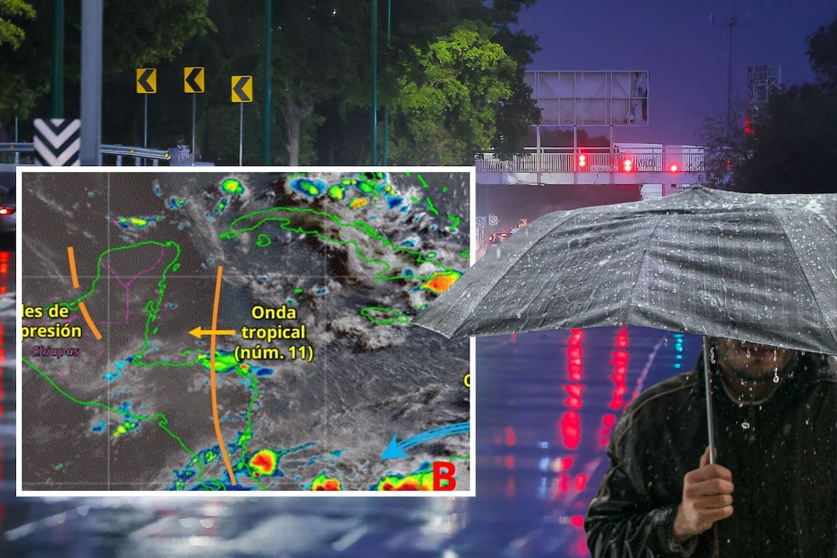 Onda tropical 11 ingresará este jueves a México: ¿Qué estados se verán afectados por lluvias, fuertes vientos y hasta inundaciones?